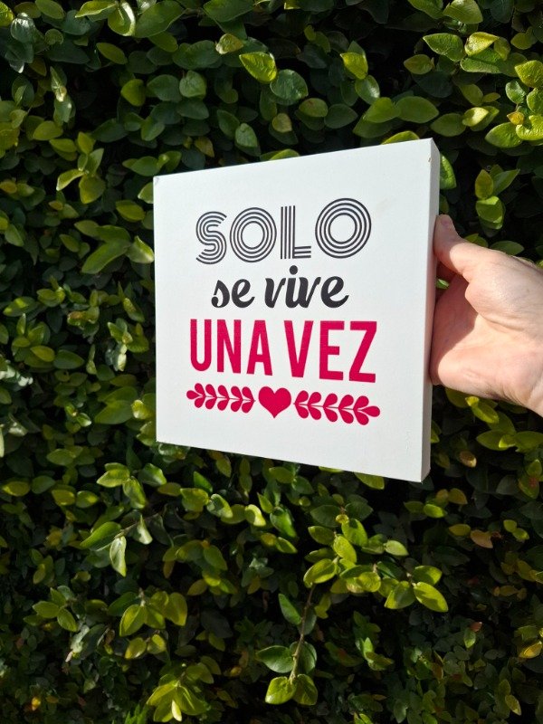 Producto - Vinilo Solo se vive una vez - 1