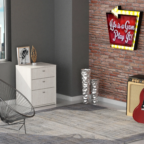 Producto - Mesa de Luz Benethon 3 Cajones 82001 - 82000 - 82003