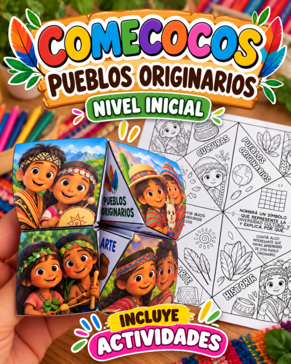 Producto - COMECOCOS DE LA DIVERSIDAD CULTURAL. Nivel Inicial