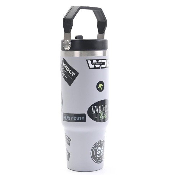 Producto - Vaso Térmico Wanderlust 900 ml - GRIS - 12