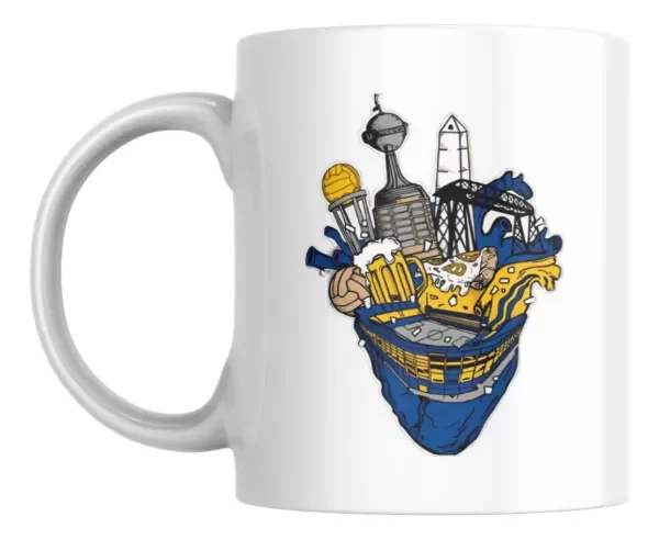 Producto - taza - boca bombonera corazon