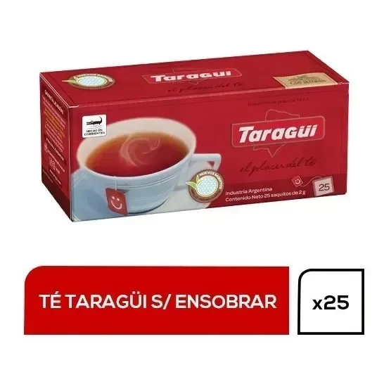 Producto - te tradicional sin sobre x25u [TARAGUI]
