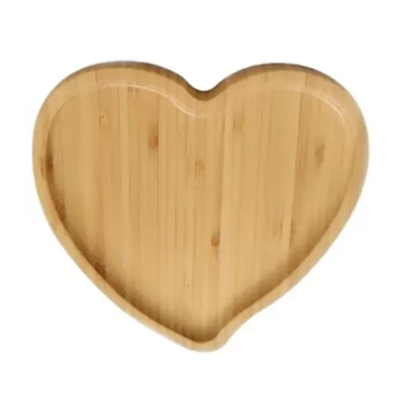 Producto - Plato Corazon Bambu