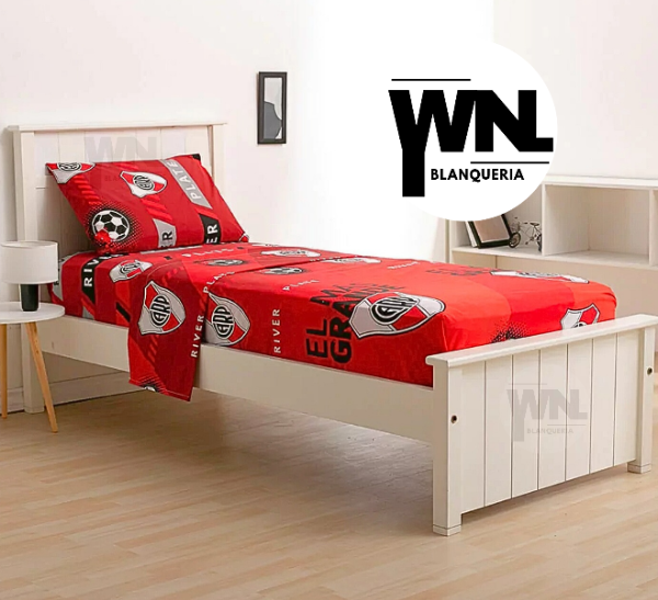 Producto - SABANAS DE RIVER 1Y1/2 PL.