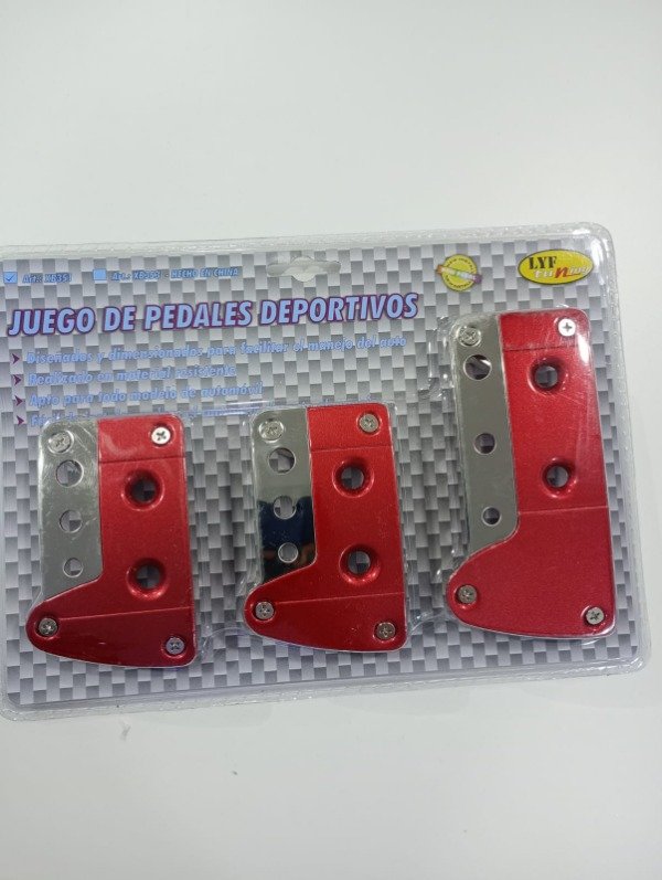 Producto - Pedaleras Tuning Rojas
