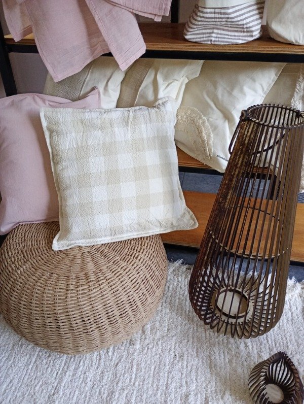 Producto - Puff Tejido Kraft