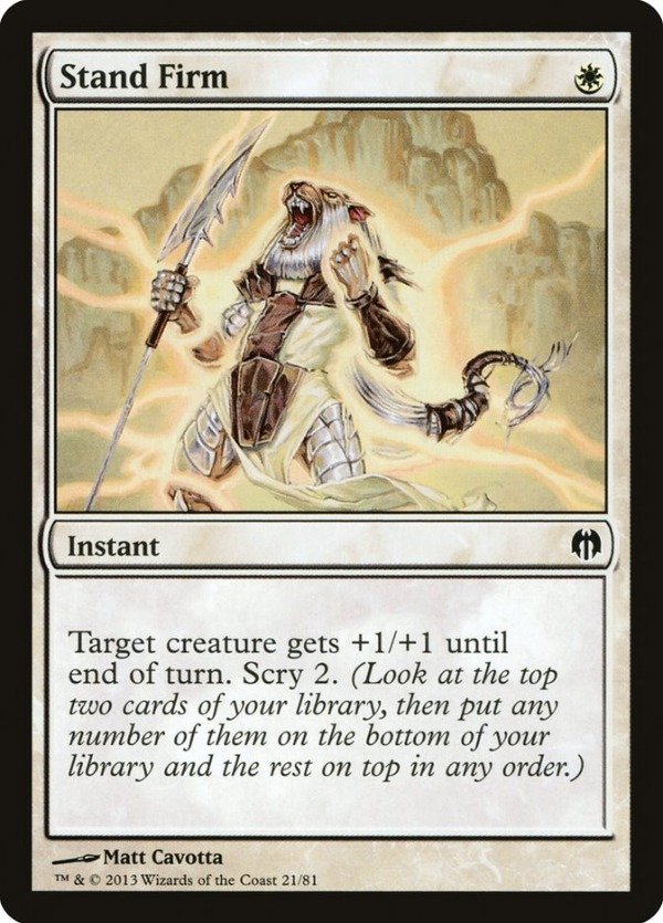 Producto - Stand Firm  Duel Decks: Heroes vs. Monsters