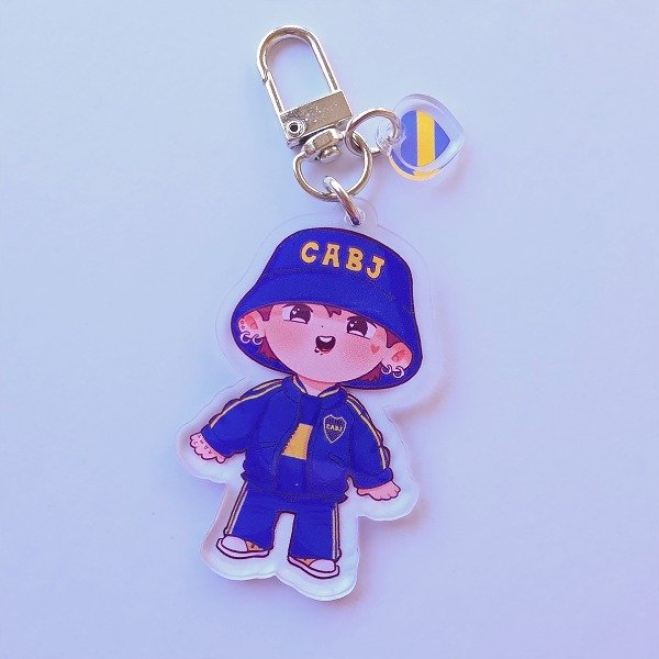 Producto - Llaveros y charms Jungkook de Boca y Tae de River! - 1
