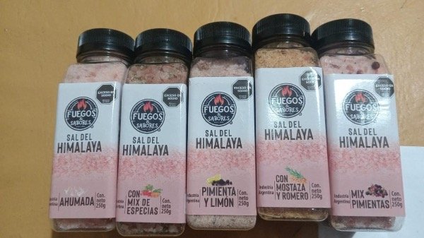 Producto - Sal Himalaya Fuegos y Sabores 250 gr