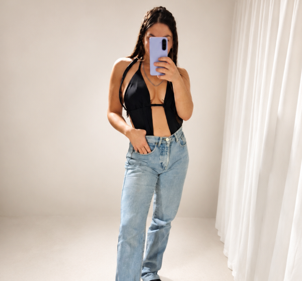 Producto - Top Britney de tricot con lycra