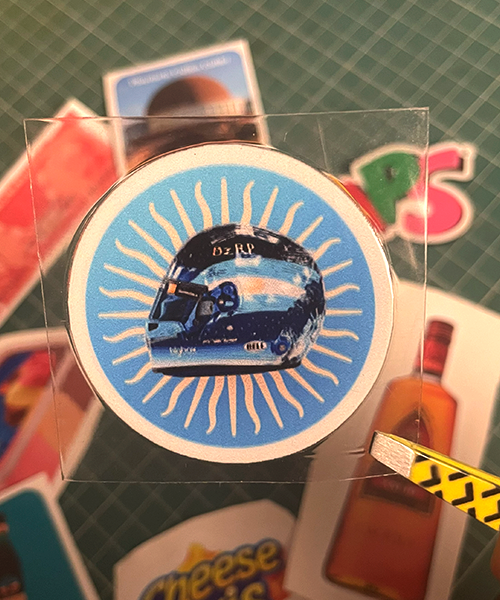 Producto - Casco Colapinto Sticker