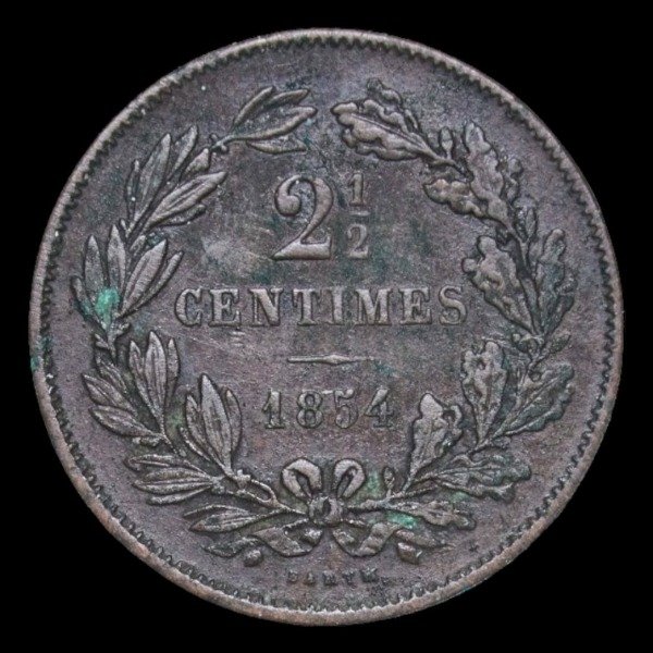 Producto - Luxemburgo (1854) 2 Centimes y Medio - KM#21