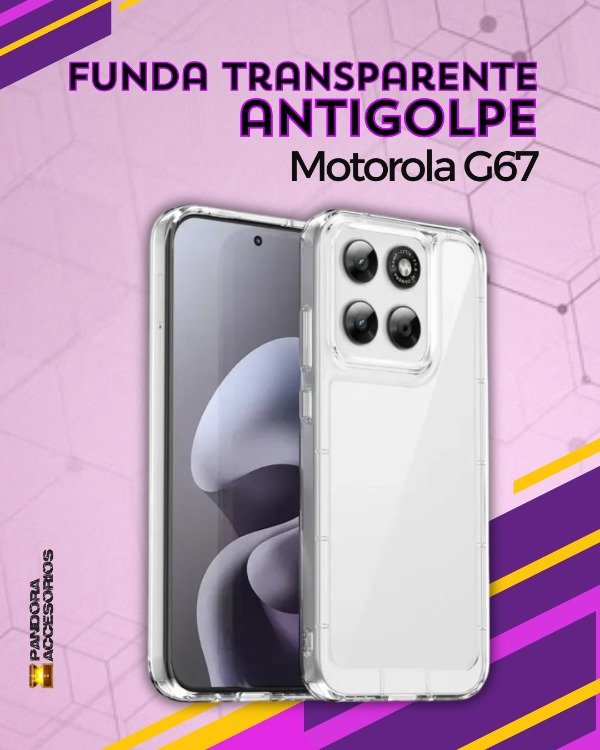 Producto - Funda Transparente Anti-Shock Moto G67