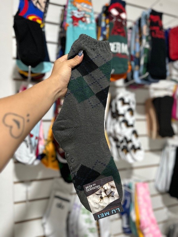 Producto - Pantumedias gris claro hombre
