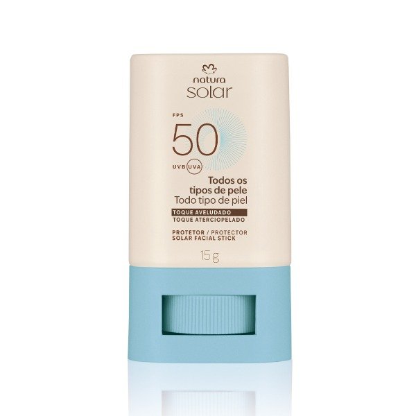 Producto - Protector solar facial en barra todo tipo de piel 15g FPS 50 - Natura Solar