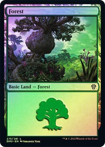 Producto - Forest 275 Foil  Dominaria United