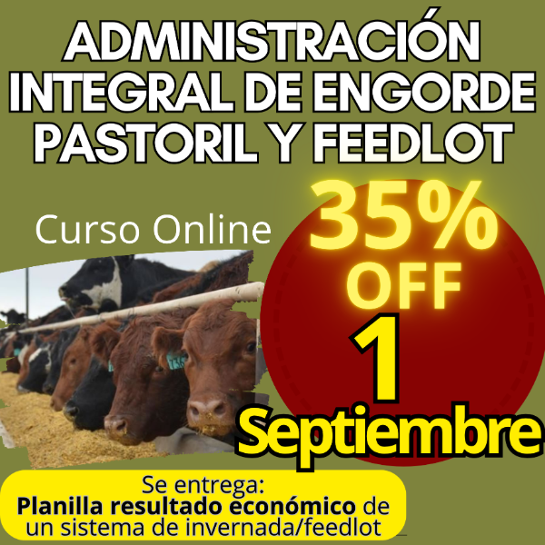 Producto - Curso Online: Administración Integral de Engorde Pastoril y Feedlot - 0
