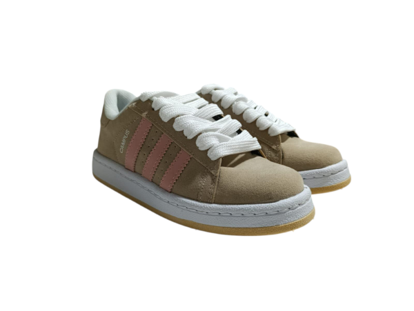 Producto - Zapatillas Adidas Campus Beige con ROSA