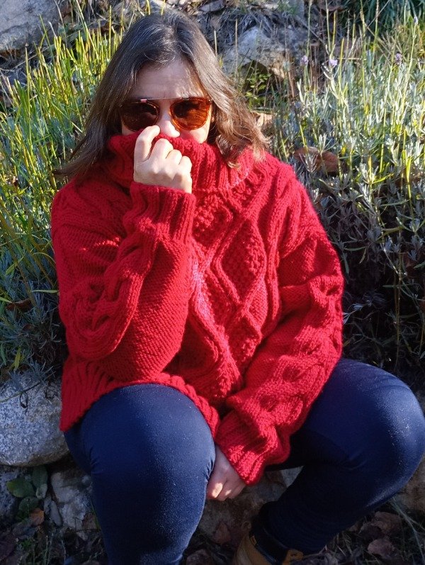 Producto - Polerón overside rojo