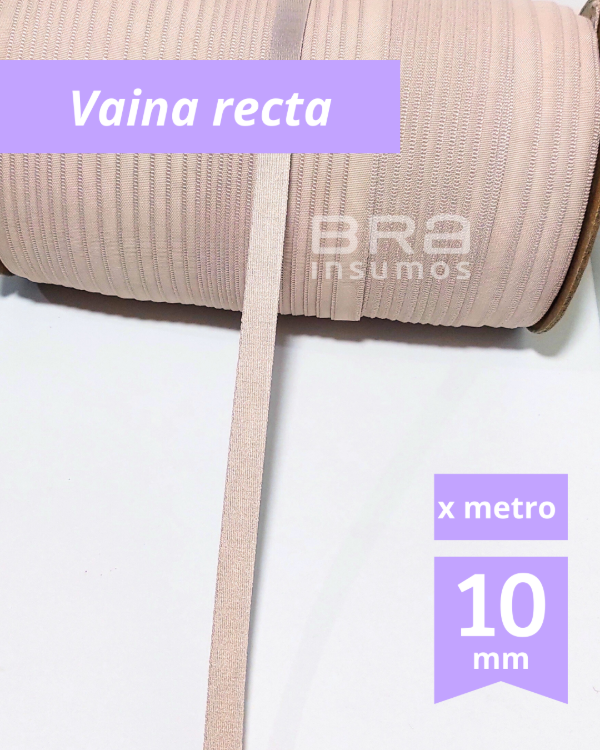 Producto - Vaina Recta 10 mm - Avellana (x Metro)