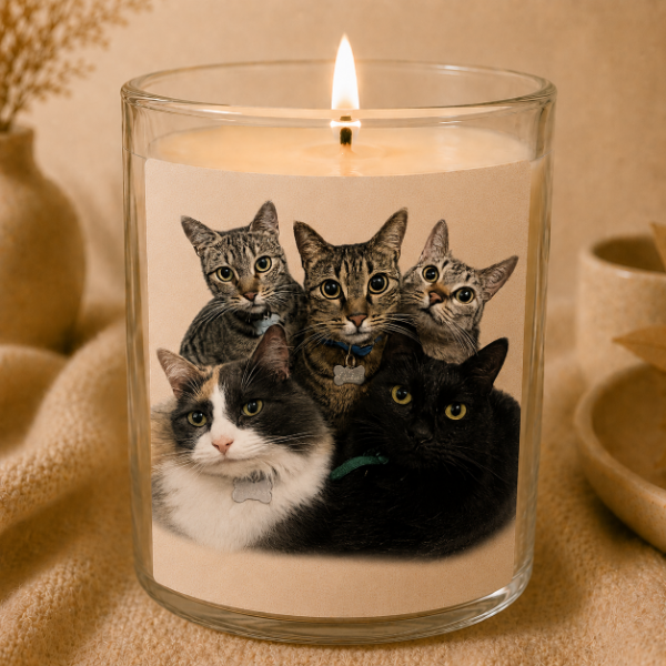 Producto - Vela Personalizada con Foto de tu Mascota Eternal Bond - 8