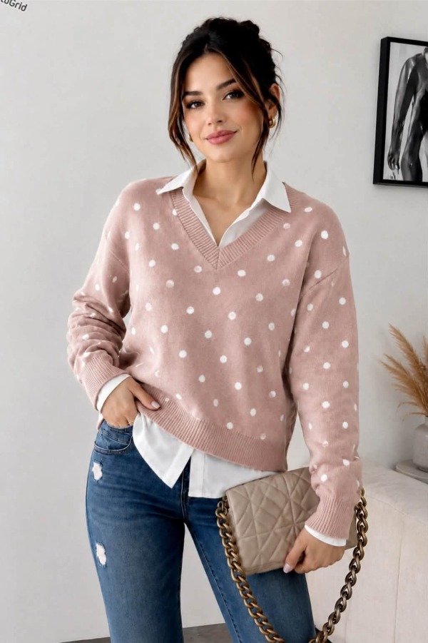 Producto - LINEA EMY Sweater Lunares