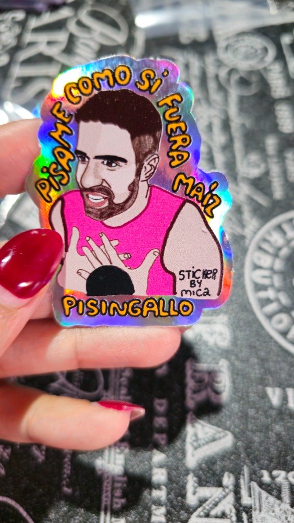 Producto - Sticker pisame holo