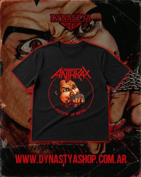 Producto - Remera - Anthrax - Fistful of Metal
