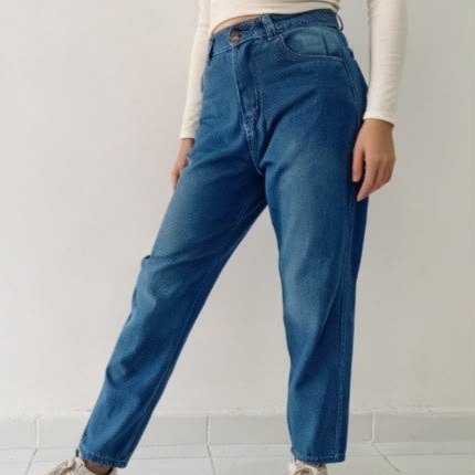 Producto - 671- JEAN MOM AZUL