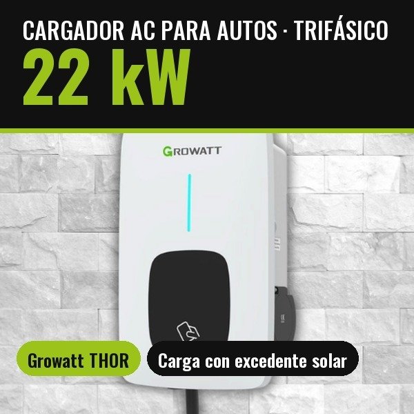 Producto - Cargador de Vehículos Eléctricos 22 kW Trifásico