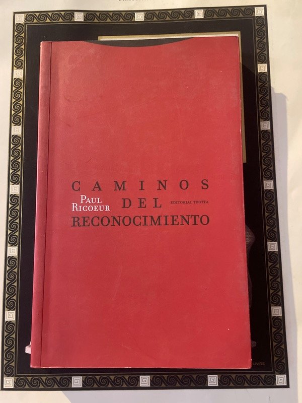 Producto - Caminos del reconocimiento / Ricoeur