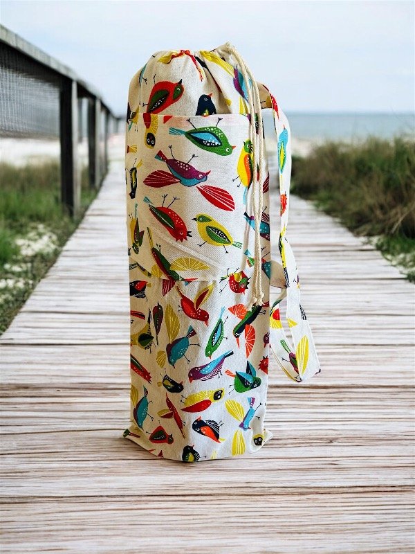 Producto - Porta Mat de lona pajaritos