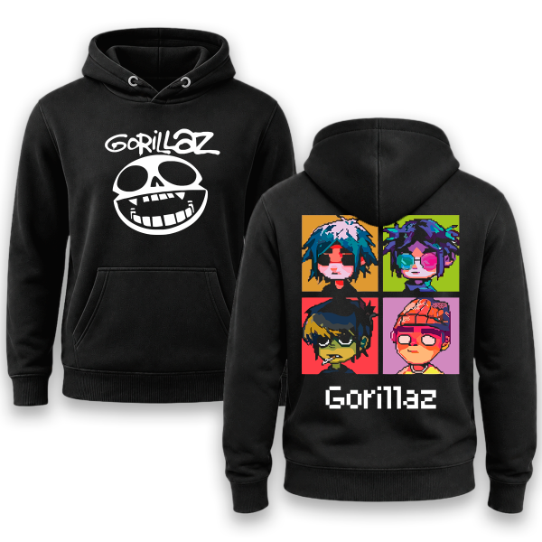 Producto - Buzo Canguro Gorillaz Pixel