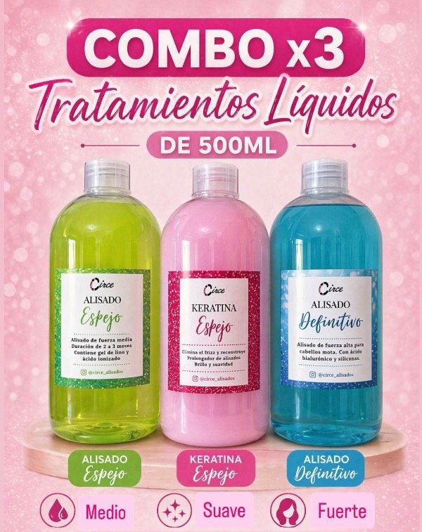 Producto - Kit x3 Alisados