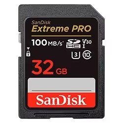 Producto - SanDisk SD Extreme Pro 32GB 100MBs - SDSDXXO-032G-GN4IN