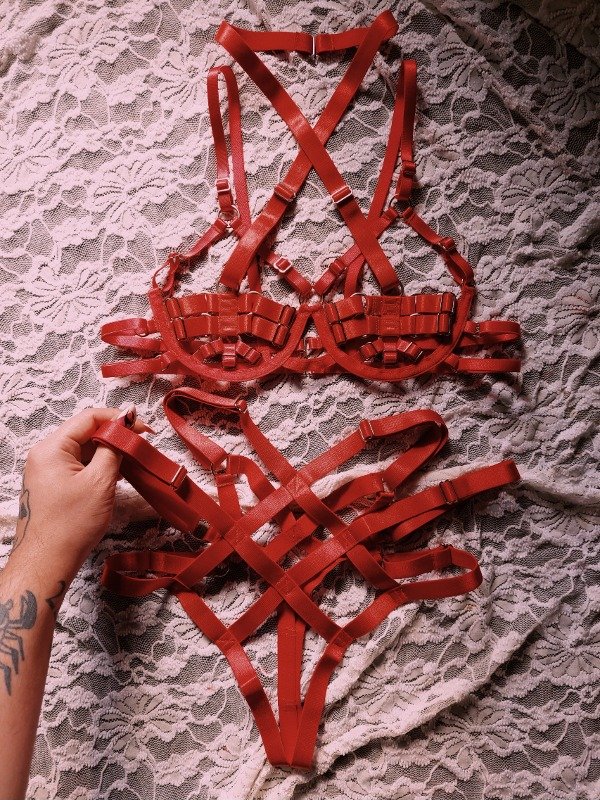 Producto - SET FLORENCIA ROJO