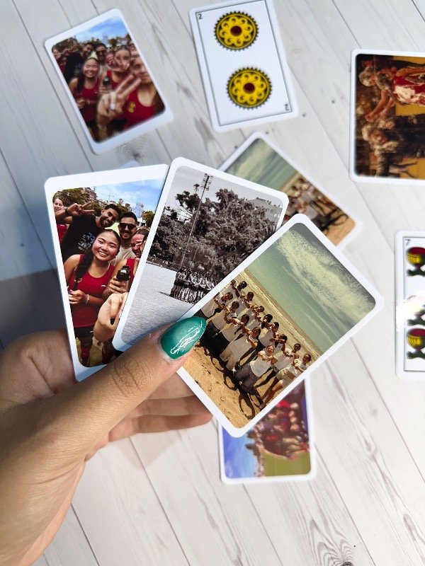 Producto - Cartas españolas foto atrás EDITABLE CANVA