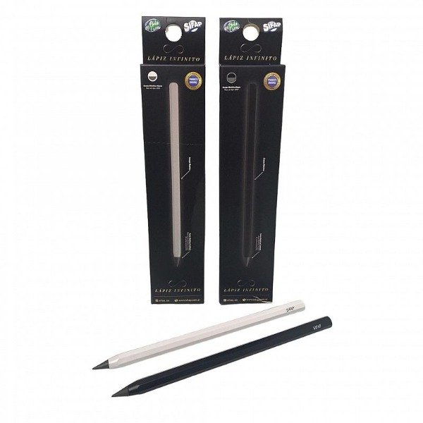 Producto - LAPIZ NEGRO SIFAP INFINITO CUERPO METALICO NEGRO