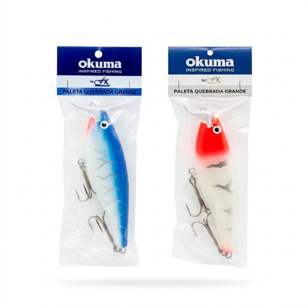 Producto - Señuelo Okuma Mojarra Mediana Grande Paleta Quebrada Media Agua - 0