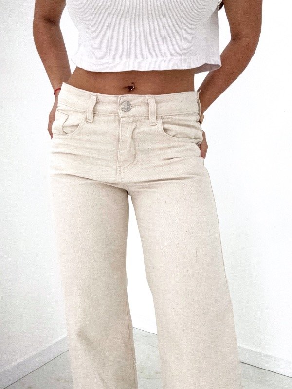 Producto - JEANS WIDE LATTE