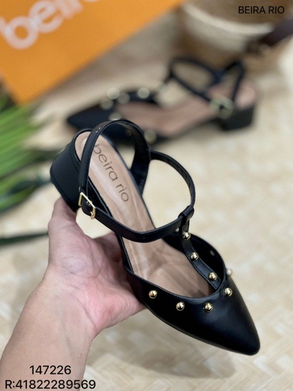 Producto - STILETTOS BEIRA RIO (taco cuadrado) con tachas