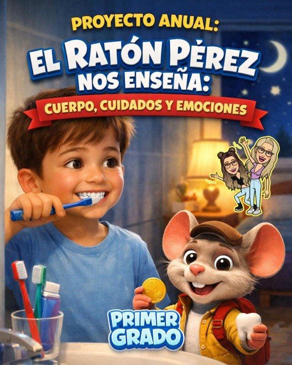 Producto - P ANUAL.EL RATÓN PÉREZ NOS ENSEÑA: CUERPO, CUIDADOS Y EMOCIONES. PRIMER GRADO