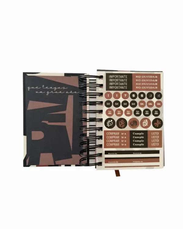 Producto - Agenda Geo Choco 2027 N8 Día por Página 16X22 cm - 1