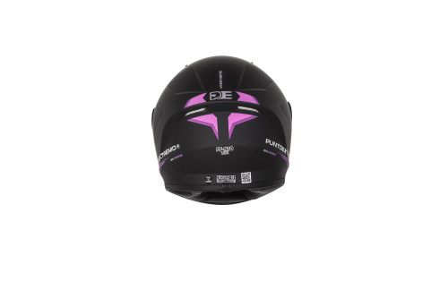 Producto - Casco Punto Extremo Loki Negro con Rosa - 3