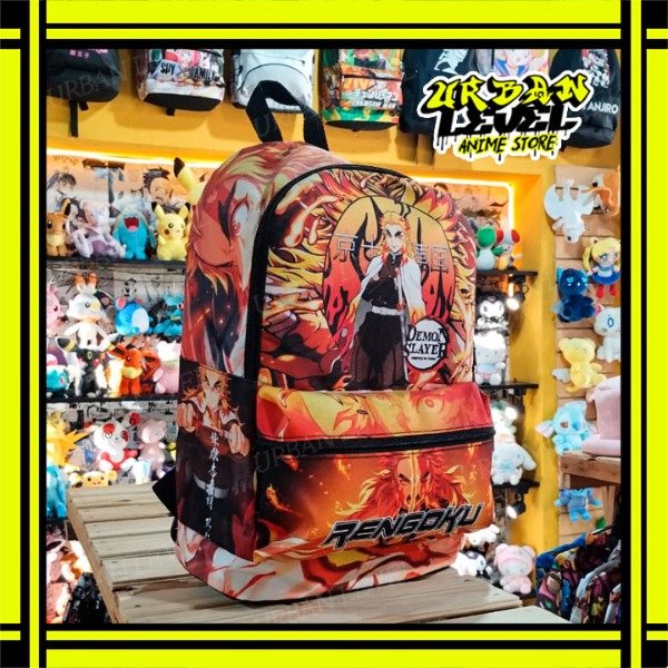 Producto - Mochila Rengoku kyojuro - Demon Slayer Kimetsu no Yaiba