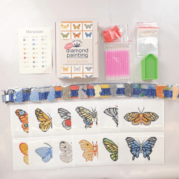 Producto - DIAMOND PAINTING MINI - Mariposas