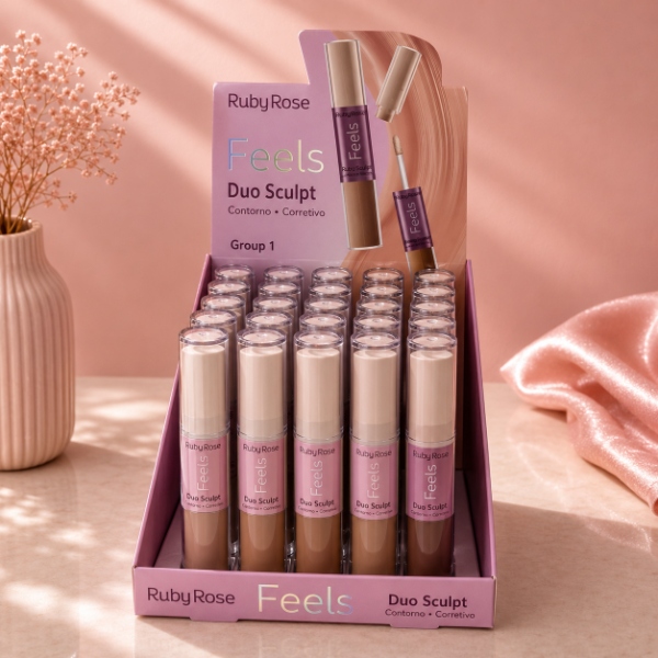 Producto - RUBY ROSE FEELS CORRECTOR CONTORNO LIQUIDO DUO SCULPT HB8101