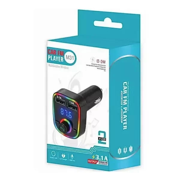 Producto - trasmisor bluetooth doble entrada con fm