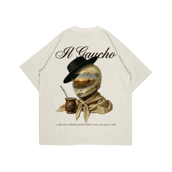 Producto - Remera Over "Il Gaucho" Casco - Mate - 1