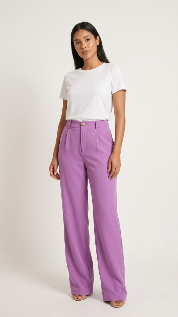 Producto - Pantalon sastrero Libra Lila - 4